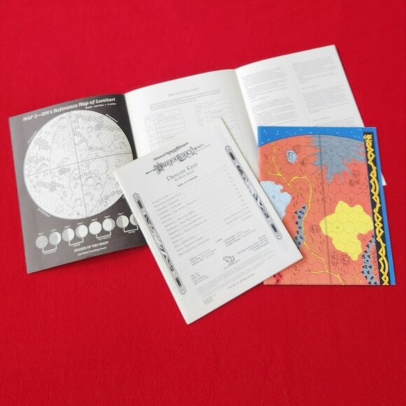 Dragonlance Advanced Dungeons & Dragons Module Adventure Set 1989 - Picture 12 of 14